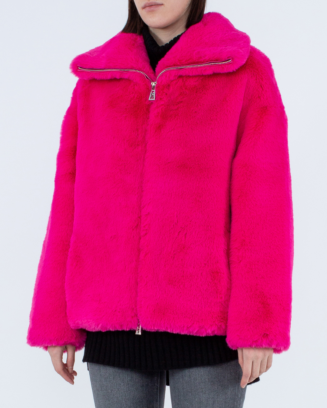 Женская куртка искусственный мех GLOX, сезон: зима 2022/23. Купить за 42900 руб. | Фото 3