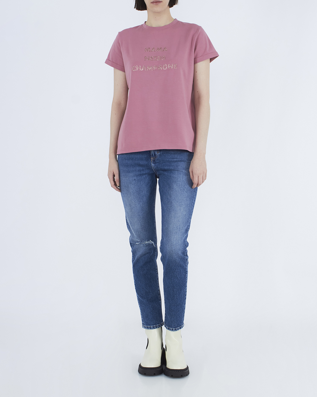 футболка Seven Lab. T MNC-GPG misty rose розовый m, размер m - фото 2